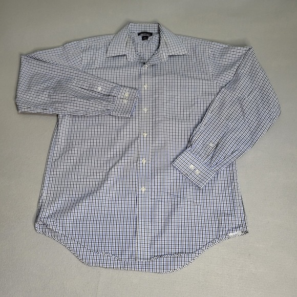 Lands' End Other - Lands End Checked Long Sleeve Button Down Casual Shirt Men's 15 1/2 (34-35)